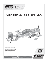 E-flite Carbon-Z Yak 54 3X Manuale utente