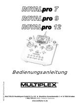 MULTIPLEX Royal Pro Manuale del proprietario