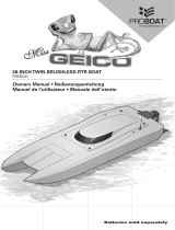 Pro Boat Miss GEICO Zelos 36" Twin Brushless Catamaran RTR Manuale del proprietario