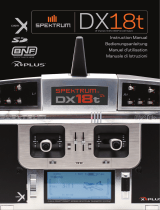Spektrum DX18T 18-Channel Transmitter Only Mode 1-4 Manuale utente