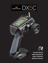 Spektrum DX5C Smart 5-Channel Transmitter / SR315 Rx Combo Manuale del proprietario