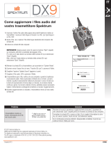 Spektrum DX9 Transmitter Only Mode 1-4 in MD2 Config Istruzioni per l'uso
