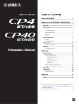 Yamaha CP40 Manuale utente