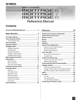 Yamaha MONTAGE6 Manuale utente