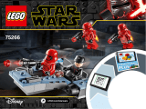 Lego SW SITH TROOPERS BATTLE PACK 75266 Manuale utente