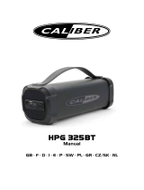 Caliber HPG325BT Manuale del proprietario