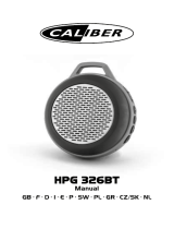 Caliber HPG326BT Manuale del proprietario