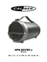 Caliber HPG507BT-2 Manuale del proprietario