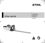 STIHL Akku-Heckenschere HSA 66, Akku System PRO, Schnittlänge 50cm, ohne Akku und Ladegerät Manuale del proprietario