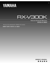 Yamaha RX-V300K Manuale del proprietario