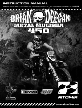 VENOM  Atomik VMX 450 and Metal Mulisha Brian Deegan MM 450 RC Motorcycle Manuale del proprietario