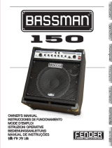 Fender Bassman 150 Manuale utente