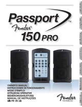 Fender Passport 150 Pro Manuale del proprietario