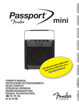 Fender Passport® Mini Manuale del proprietario