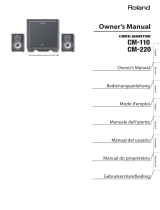 Roland CM110 Manuale utente