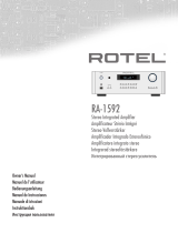 Rotel RA-1592 Manuale del proprietario