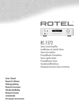 Rotel RC1572BK Istruzioni per l'uso