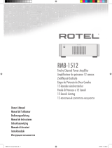 Rotel RMB-1512 Manuale utente