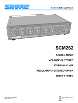 Shure Stereo Equalizer SCM262 Manuale utente