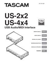 Tascam US-2x2 Manuale del proprietario