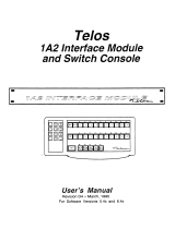 Telos 1A2 Manuale utente