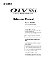 Yamaha 01V96i Manuale utente