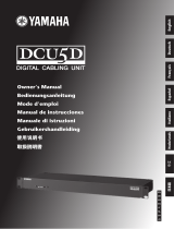 Yamaha DCU5D Manuale del proprietario
