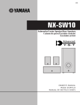 Yamaha NX-SW10 Manuale utente