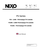 Nexo PS15 Manuale utente