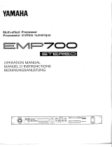 Yamaha EMP700 Manuale del proprietario