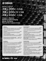 Yamaha MG166CX Manuale del proprietario