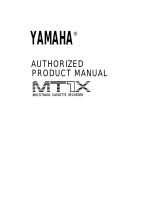 Yamaha MT1X Manuale del proprietario