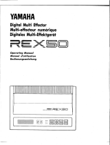 Yamaha REX50 Manuale del proprietario