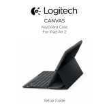 Logitech Canvas Keyboard Case for iPad Air 2 Guida d'installazione