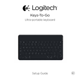 Logitech Keys-To-Go Clavier Bluetooth sans Fil Manuale utente