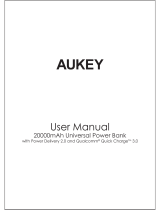 AUKEY PB-Y22 Manuale utente