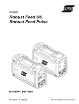 ESAB Robust Feed U6 Manuale utente