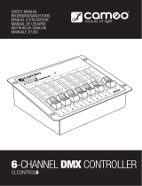 Cameo Control 6 - DMX Controller Manuale utente