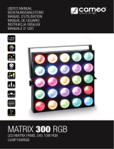 Cameo MATRIX 300 RGB Manuale utente