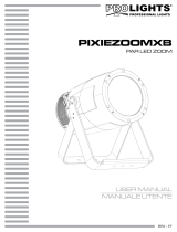 ProLights PIXIEZOOMXB Manuale utente