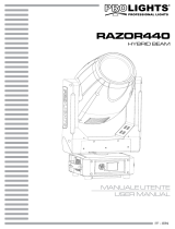 ProLights RAZOR440 Manuale utente