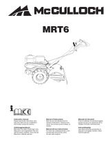 McCulloch Cultivator MRT6 Manuale utente