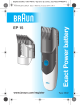Braun EP15 Exact Power battery Manuale utente
