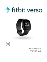 Fitbit Versa Smart Watch Manuale utente