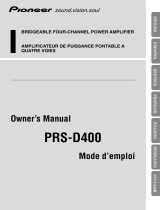 Pioneer PRS-D410 Manuale utente