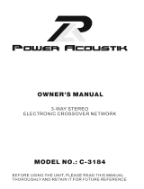 Power Acoustik C-3184 Manuale del proprietario