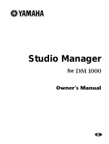 Yamaha DM 1000 Manuale utente