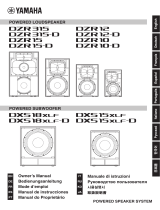 Yamaha DXS15XLF Manuale del proprietario
