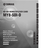 Yamaha MY8-SDI-D Manuale utente