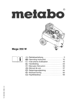 Metabo Air Compressor Mega 350 W Manuale utente